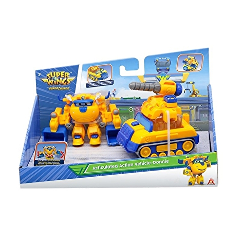 Super Wings Ігровий набір Super Wings Supercharge Articulated Action Vehicle Donnie, Донні - lebebe-boutique - 7