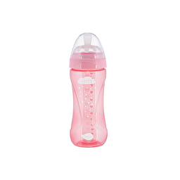 Дитяча антиколікова пляшечка Mimic® Nuvita, 330 мл, рожева