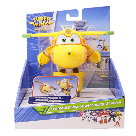 Ігрова фігурка-трансформер Super Wings Transforming-Supercharge, Бакі - lebebe-boutique - 5