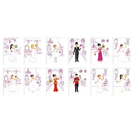  Паперові ляльки - Весільне вбрання - lebebe-boutique - 2