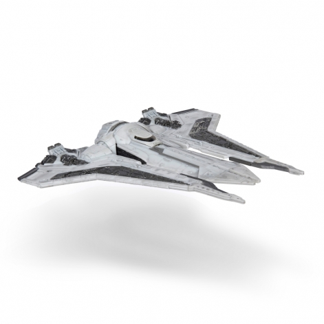 Star Wars Ігрова колекційна фігурка Medium Vehicle Транспорт та фігурка Kom'rk-Class Mandalorian Starfighter 12.5см - lebebe-boutique - 7