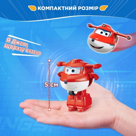 Ігрова фігурка-трансформер Super Wings Transform-a-Bots Джетт (Jett) - lebebe-boutique - 8