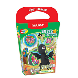 PAULINDA Маса для ліплення Super Dough Cool Dragon Дракон (чорний)
