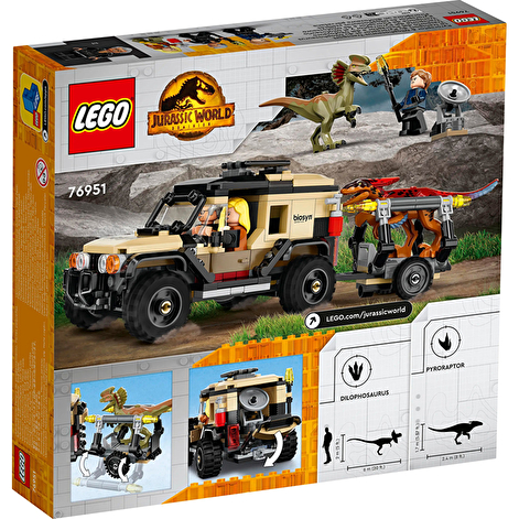 LEGO Конструктор Jurassic World Перевезення пірораптора та дилофозавра - lebebe-boutique - 10