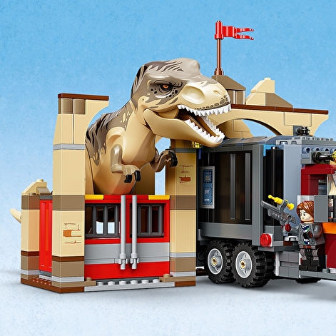 LEGO Конструктор Jurassic World Втеча атроцираптора та тиранозавра - lebebe-boutique - 3