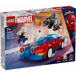 LEGO Конструктор Marvel Автомобіль для перегонів Людини-Павука й Зелений Гоблін з отрутою Венома