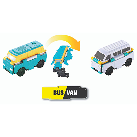 Flip Cars Машинка-трансформер 2 в 1 Автобус і Мікроавтобус - lebebe-boutique - 2