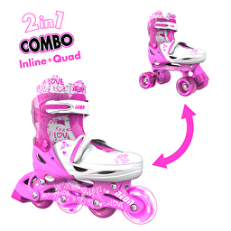 Роликові ковзани Neon Combo Skates, рожевий 30-33