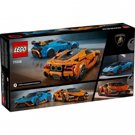 Конструктор LEGO Speed Champions Lamborghini Revuelto та Huracan STO - lebebe-boutique - 3