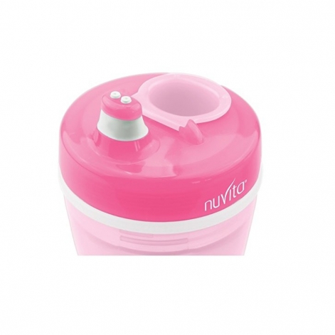 Термопоїльник-непроливайка Nuvita 12м+ 200мл - рожевий - lebebe-boutique - 2