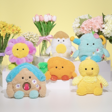 BumBumz М'яка ігрaшка SpringBumz Жовте Курча Каммі, 11см - lebebe-boutique - 6