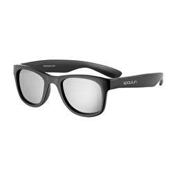 Koolsun Дитячі сонцезахисні окуляри чорні серії Wave (Розмір: 1+)