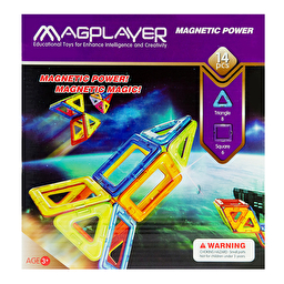 MagPlayer Конструктор магнітний 14 ел. (MPB-14)