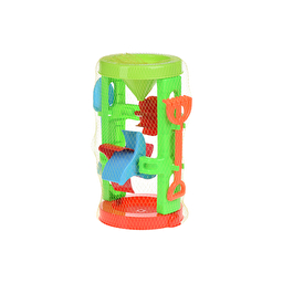 Іграшка для пісочниці - Млин (червоний із блакитним)
