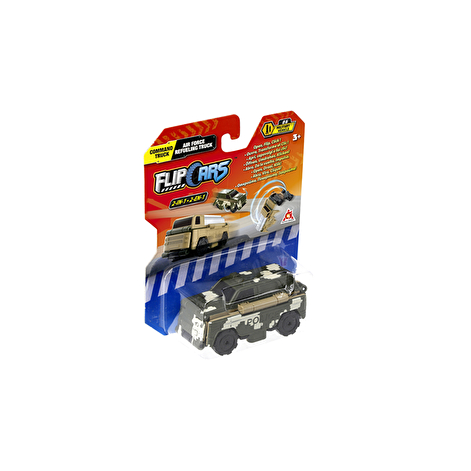 Flip Cars Машинка-трансформер 2 в 1 Командна вантажівка і Вантажівка-заправник ВВС - lebebe-boutique - 5
