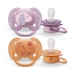 Пустушка Avent Ultra Soft, 6-18 міс., дизайн для дівчат, 2 шт. - lebebe-boutique - 2