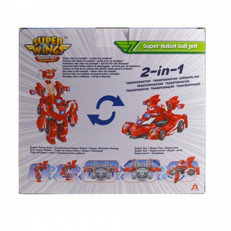 Super Wings Ігровий набір Super Robot Suit Джетт (Jett) - lebebe-boutique - 5