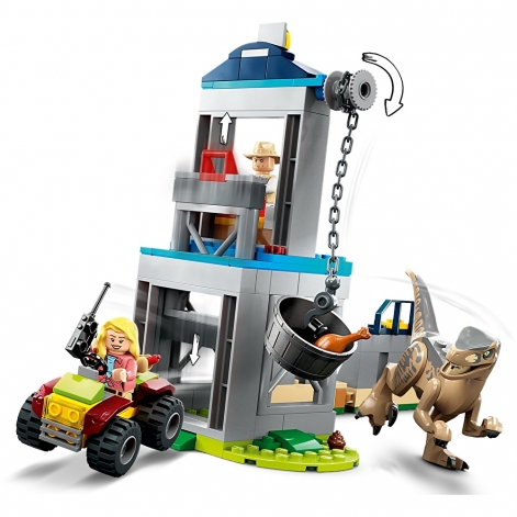 LEGO Конструктор Jurassic Park Втеча велоцираптора - lebebe-boutique - 5