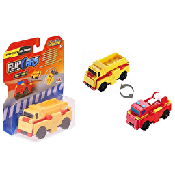 Flip Cars Машинка-трансформер 2 в 1 Самоскид і Пожежний автомобіль