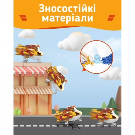 Super Wings Ігрова фігурка-трансформер Transforming Золотий Хлопчик (Golden Boy) - lebebe-boutique - 6