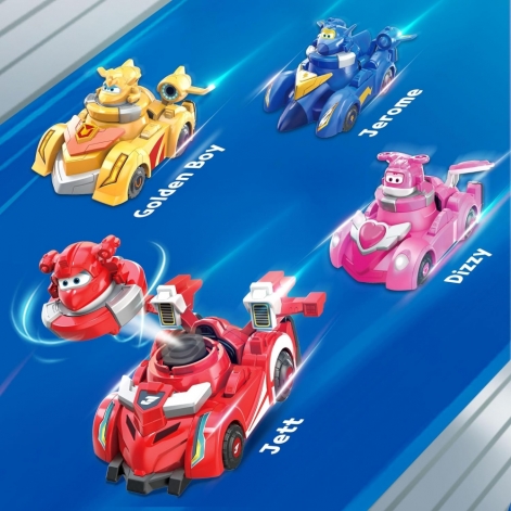 Super Wings Ігровий набір Spinning Vehicle Джетт (Jett) - lebebe-boutique - 6