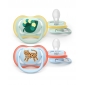 Пустушка Avent Ultra Air, 0-6 міс. 2 шт, дизайн для хлопчиків. - lebebe-boutique - 2