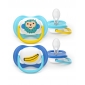 Пустушка Avent Ultra Air, 6-18 міс., 2шт, дизайн для хлопчиків. - lebebe-boutique - 2