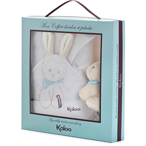 Kaloo Подарунковий набір Les Amis - Ковдра з іграшкою Кролик - lebebe-boutique - 3