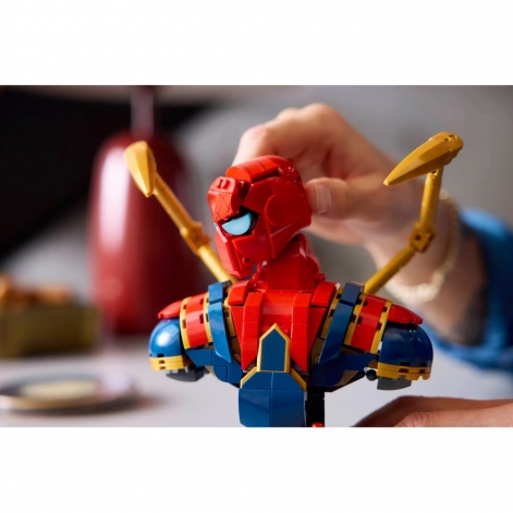 Конструктор LEGO Super Heroes Погруддя Залізної Людини-Павука - lebebe-boutique - 6