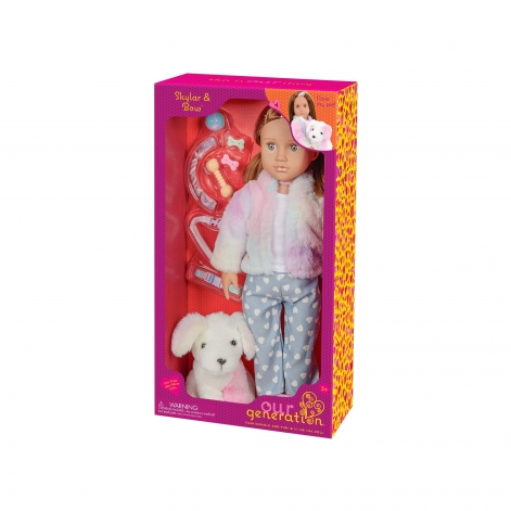 Our Generation Лялька Скайлар з цуценям Боу та аксесуарами 46см - lebebe-boutique - 7