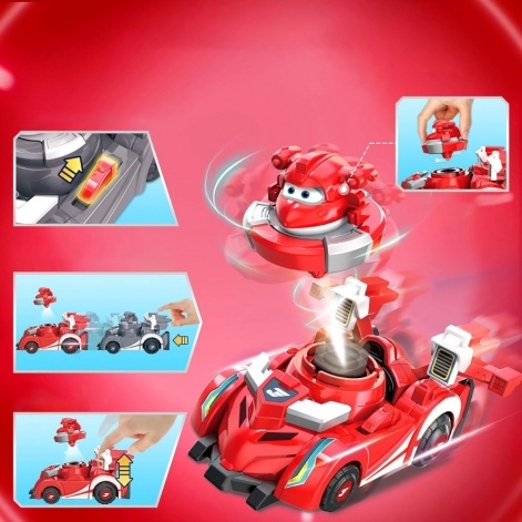 Super Wings Ігровий набір Spinning Vehicle Джетт (Jett) - lebebe-boutique - 2