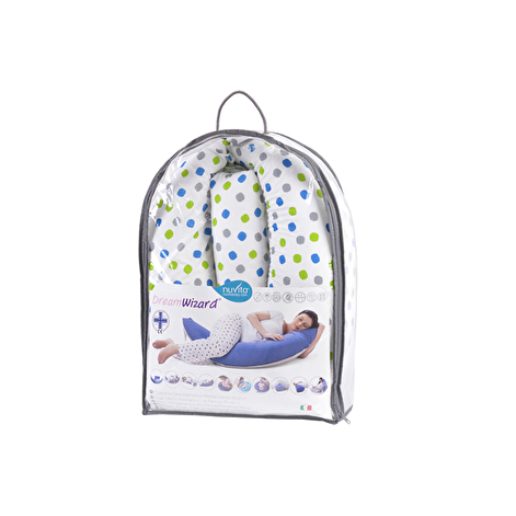 Подушка для вагітних 10 в 1 Nuvita DreamWizard, біла - lebebe-boutique - 5