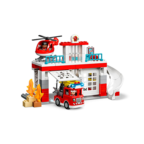 LEGO Конструктор DUPLO Пожежна частина та гвинтокрил - lebebe-boutique - 4