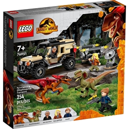 LEGO Конструктор Jurassic World Перевезення пірораптора та дилофозавра