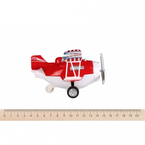 Same Toy Літак металевий інерційний Aircraft (червоний) - lebebe-boutique - 2