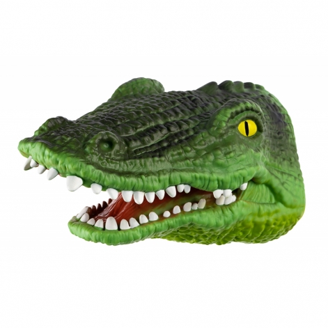 Іграшка-рукавичка Крокодил, зелений - lebebe-boutique - 4