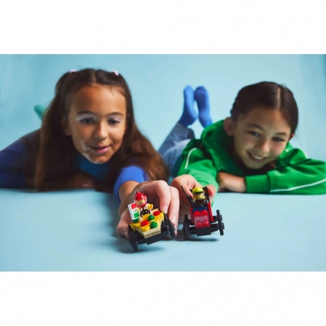 Конструктор LEGO City «Піца-авто проти пожежної машини» Набір перегонів - lebebe-boutique - 9