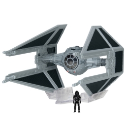 Star Wars Ігрова колекційна фігурка Small Vehicle Транспорт та фігурка TIE Interceptor 7.5см