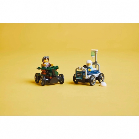 Конструктор LEGO City «Літак проти лікарняного ліжка» Набір для перегонів - lebebe-boutique - 9