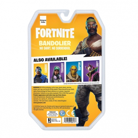 Колекційна фігурка Fortnite Solo Mode Bandolier, 10 см. - lebebe-boutique - 3