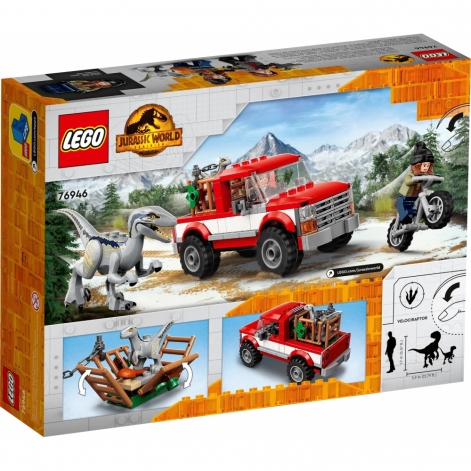LEGO Конструктор Jurassic World Блу та впіймання бета-велоцираптора - lebebe-boutique - 10