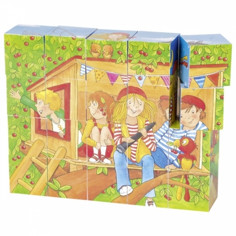 Кубики дерев'яні goki Peggy Diggledey - lebebe-boutique - 2
