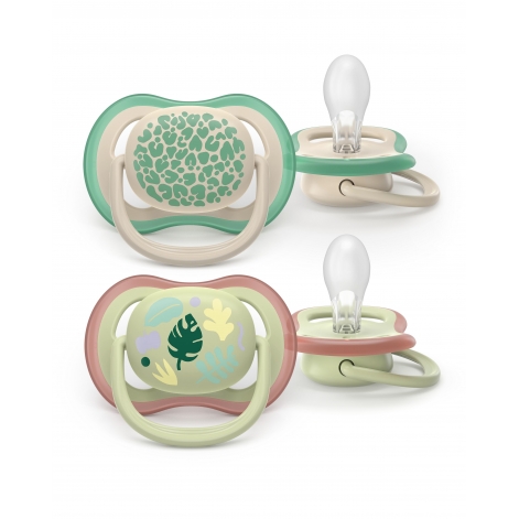 Пустушка Avent Ultra Air, 6-18 міс., 2шт, нейтральний дизайн. - lebebe-boutique - 2