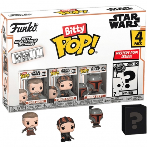 Набір подарунковий Funko POP (Bitty): Mandalorian 4PK - Marshal - lebebe-boutique - 2