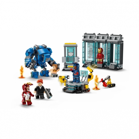 LEGO Конструктор Super Heroes Лабораторія Залізної Людини: зал обладунків - lebebe-boutique - 8