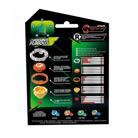 Дзиґа Infinity Nado VII Pro Series Single Pack Origins Лютий Вихор