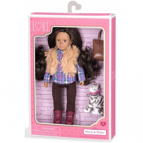 LORI Лялька (15 см) Марія і кішка Мока - lebebe-boutique - 3