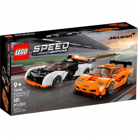 LEGO Конструктор Speed Champions McLaren Solus GT і McLaren F1 LM - lebebe-boutique - 8