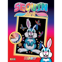 Картина з паєток Sequin Art Кролик Бінкі