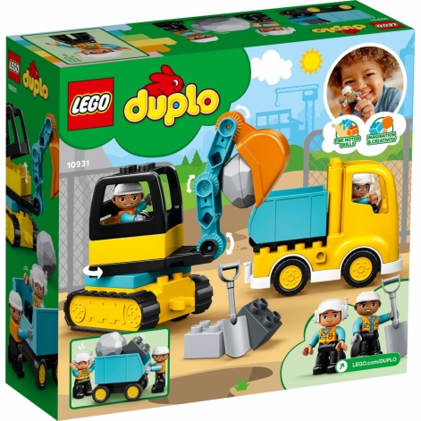 LEGO Конструктор DUPLO Вантажівка і гусеничний екскаватор 10931 - lebebe-boutique - 8